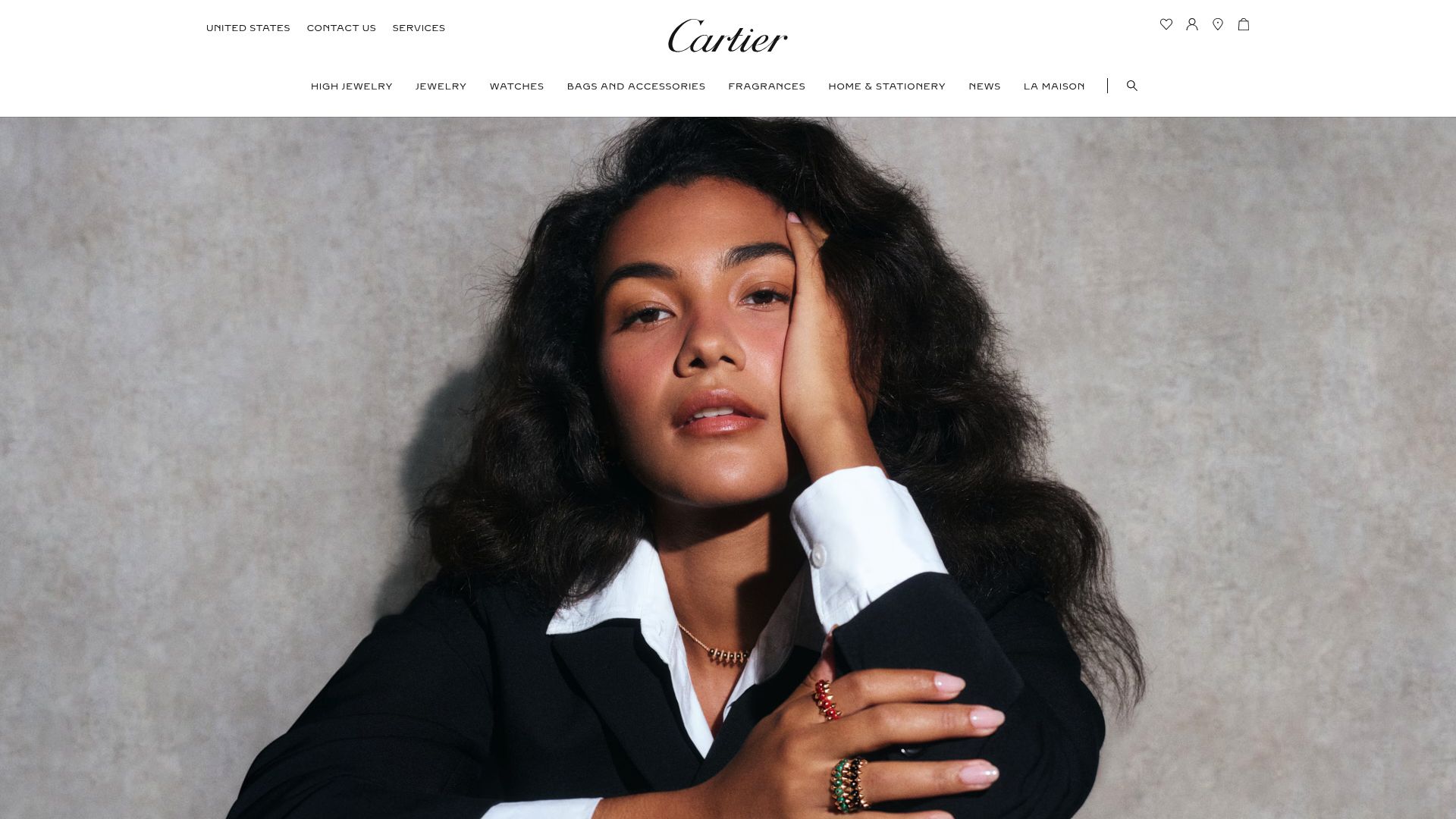Screenshot of www.cartier.com