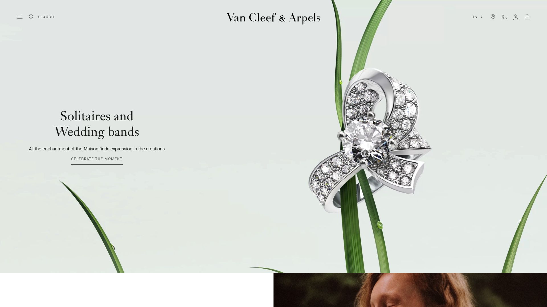 Screenshot of www.vancleefarpels.com